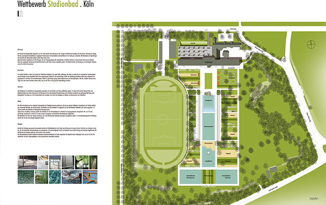 Stadionbad Plan